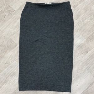 Small - Gray Pencil Skirt